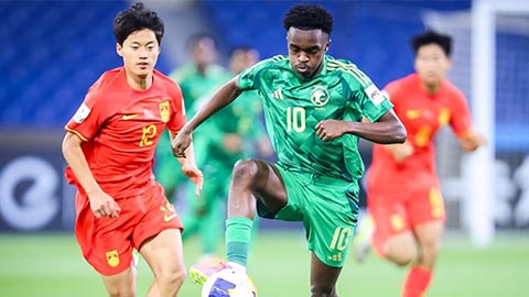 Kết quả U17 Saudi Arabia 2-1 U17 Trung Quốc: Hàng thủ quá tệ 